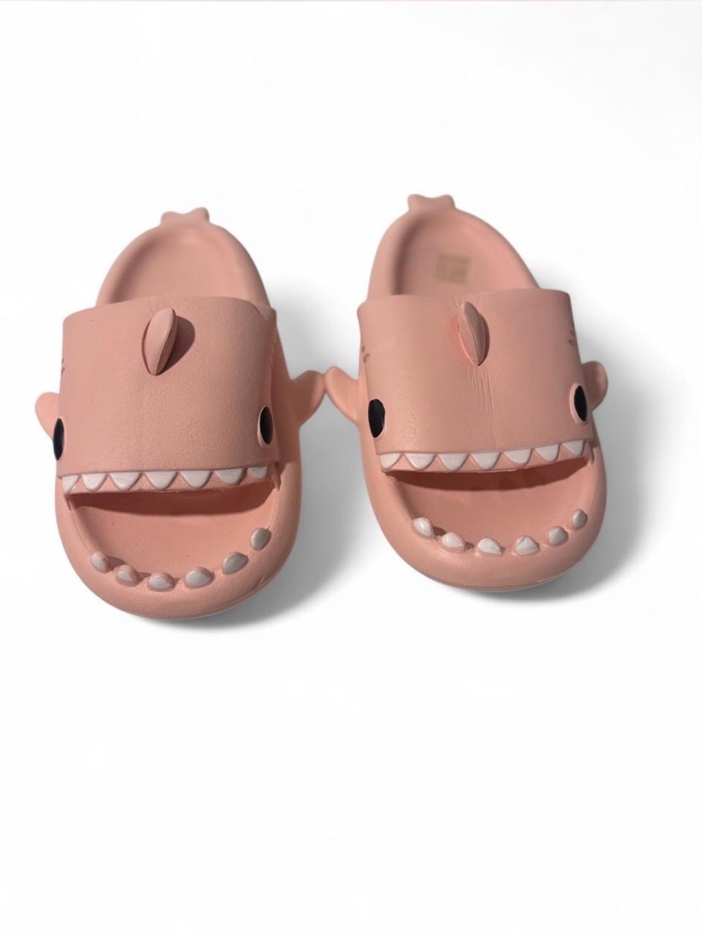 Cute Shark Slide Sandals for Girls - Blush Pink